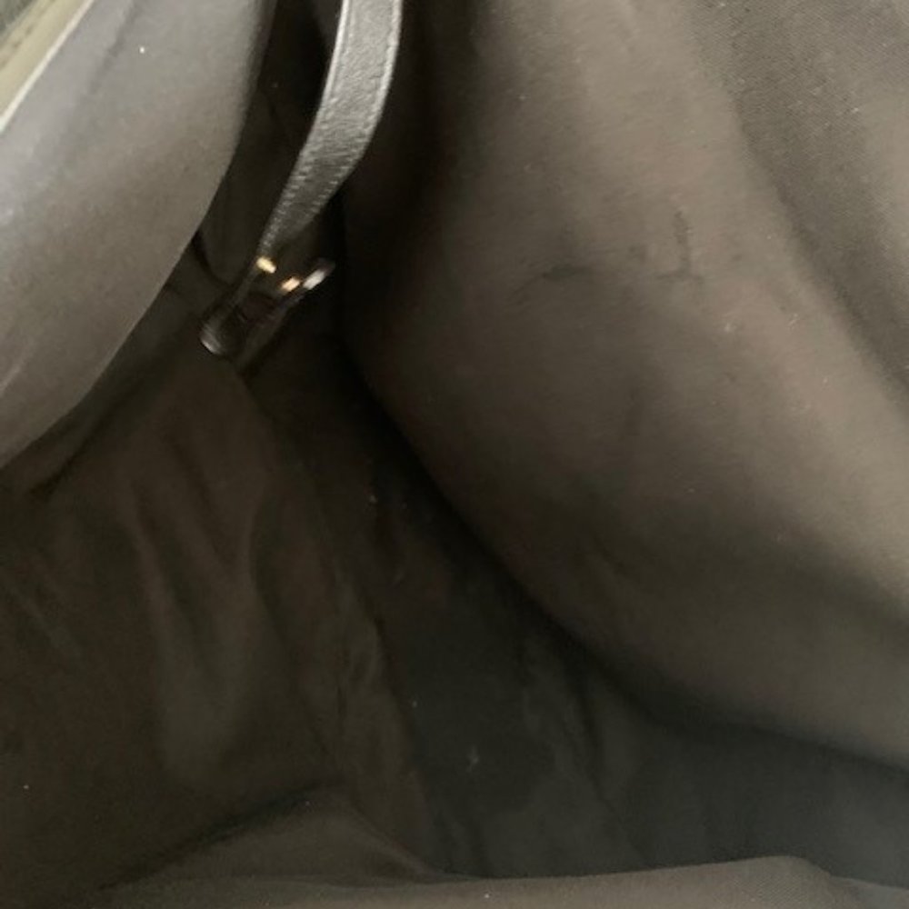 Gucci- Canvas Vintage Hobo bag with braided leather handles - Picture 6 of 7